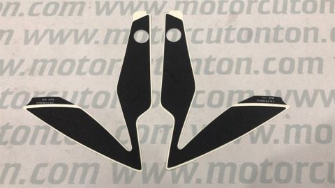 BAJAJ NS200 ÇAMURLUK ETİKETİ TAKIM SİYAH ORJİNAL