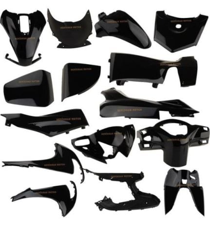 HONDA DİO KAPORTA SETİ SİYAH 16 PARÇA