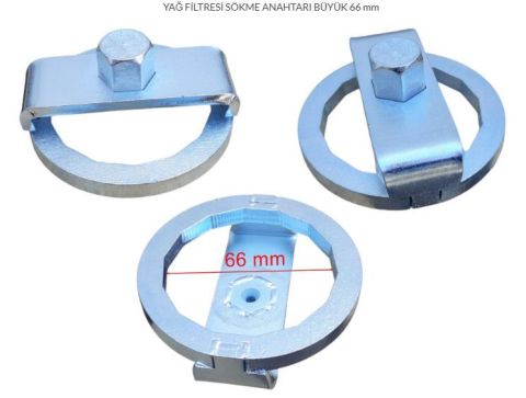 YAĞ FİLTRESİ SÖKME ANAHTARI BÜYÜK 66 mm