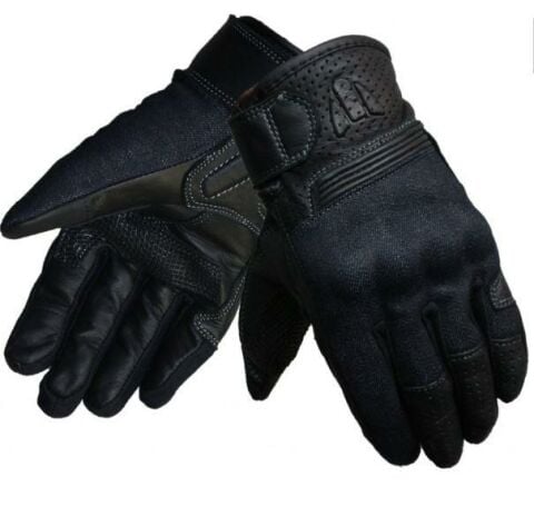 VEXO DENIM ELDİVEN XXL BEDEN SİYAH-MAVİ