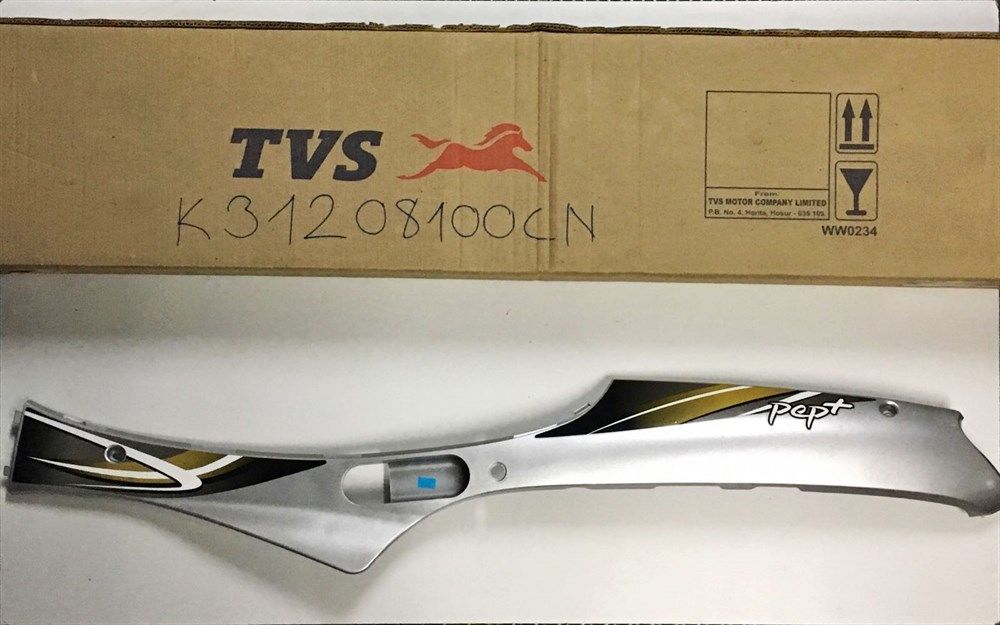 TVS PEP SOL ALT YAN PANEL METALİK GRİ YENİ MODEL ORJİNAL