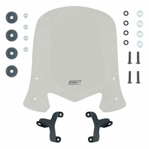 GP KOMPOZİT TVS JUPİTER 125-110 SİPERLİK ÖN CAM ŞEFFAF 42cm