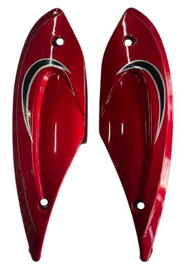 E-BİKE DEMİR KASA SELE ALT PARÇA SAĞ SOL TAKIM KIRMIZI DELİKSİZ