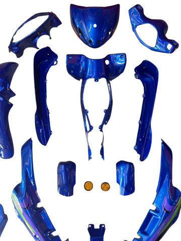 MONDİAL FT110 KOMPLE KAPORTA SETİ MAVİ 19 PARÇA İTHAL