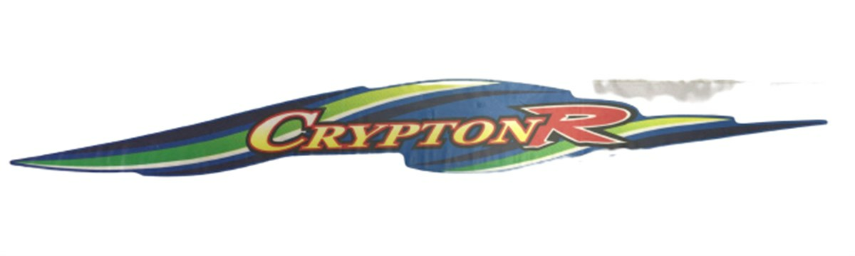 YAMAHA CRYPTON R SOL SELE ALTI MAVİ  YAZI ORJİNAL