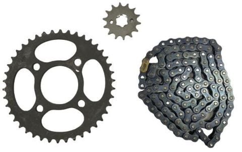 BAJAJ DİSCOVER-125 ARKA TEKER ZİNCİR DİŞLİ SETİ İTHAL 42+14