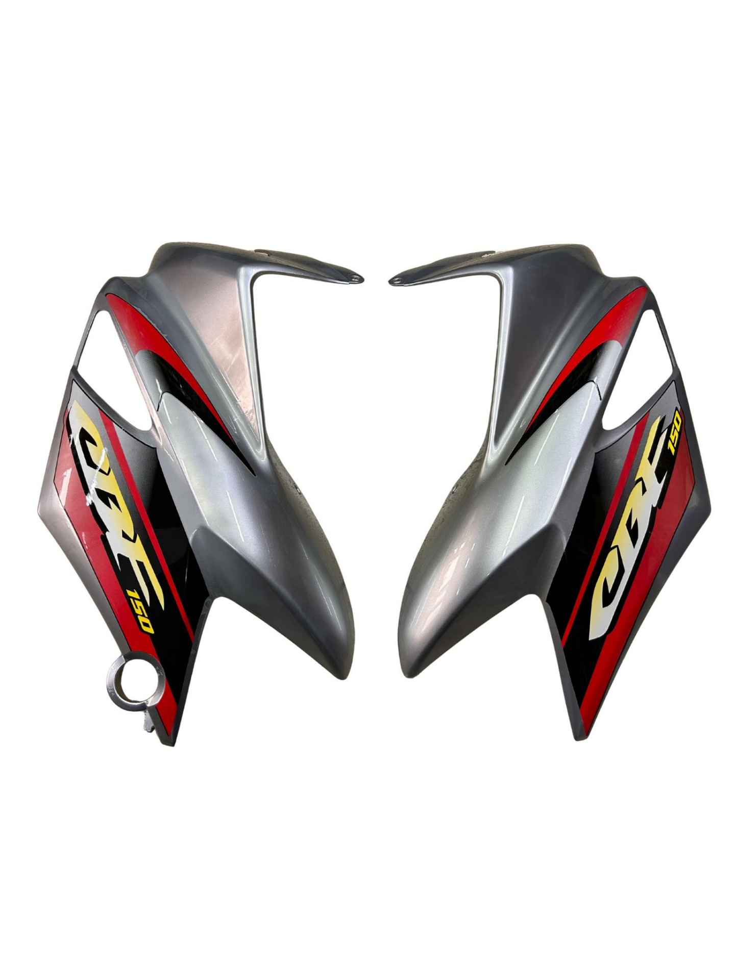 HONDA CBF150 ÖN GRENAJ DEPO YAN SİPERLİK SAĞ-SOL GÜMÜŞ