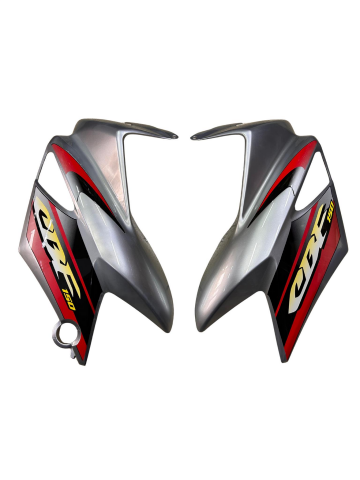 HONDA CBF150 ÖN GRENAJ DEPO YAN SİPERLİK SAĞ-SOL GÜMÜŞ