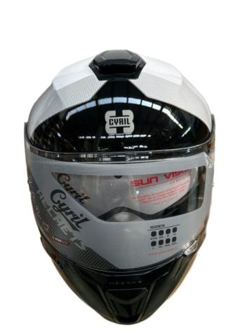 CYRIL KASK FU403SV GECKO SV EPIC B7 GLOSS PEARL MAVİ XL