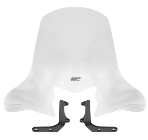 GP KOMPOZİT TVS JUPİTER 125-110 UYUMLU ÖN CAM ŞEFFAF 58cm