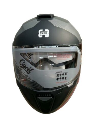 CYRIL KASK FU403SV GECKO SV EPIC B1 MAT SİYAH XL