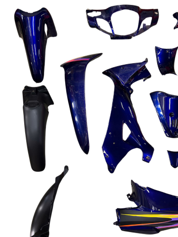 MOTORAN TORRO KAPORTA SETİ MAVİ FAR VE STOPLU 18 PARÇA