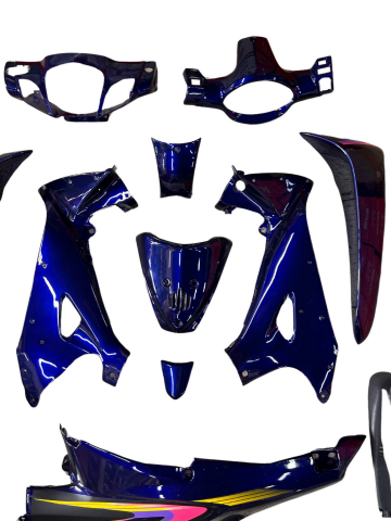 MOTORAN TORRO KAPORTA SETİ MAVİ FAR VE STOPLU 18 PARÇA