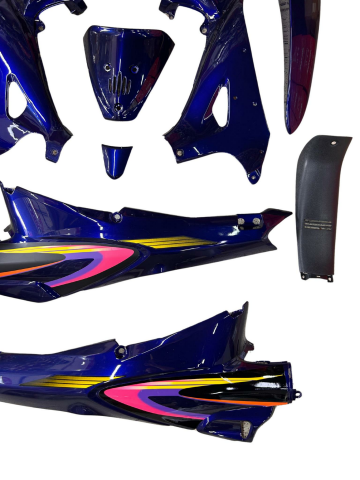 MOTORAN TORRO KAPORTA SETİ MAVİ FAR VE STOPLU 18 PARÇA