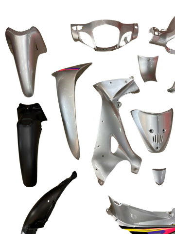 MOTORAN TORRO KAPORTA SETİ GRİ FAR VE STOPLU 18 PARÇA