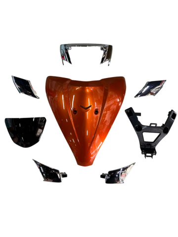 TVS JUPİTER125 ÖN KAPORTA SETİ TURUNCU (13 PARÇA)