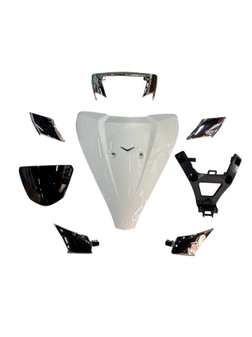 TVS JUPİTER 125 ÖN KAPORTA SETİ BEYAZ (13 PARÇA)