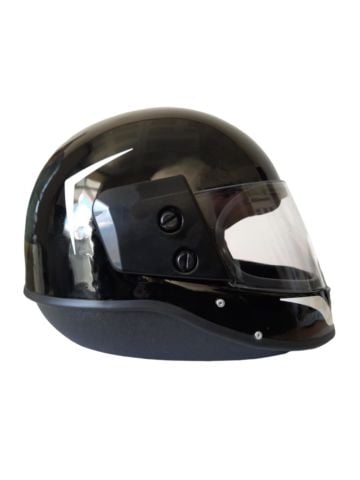 SİYAH TAM KAPALI ÇENELİ İTHAL KASK (STD BEDEN)