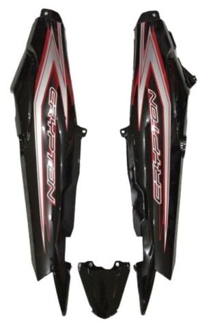 YAMAHA CRYPTON C8 SAĞ SOL SELE ALTI ARKA STOP ÜSTÜ TAKIM YENİ MODEL KIRMIZI