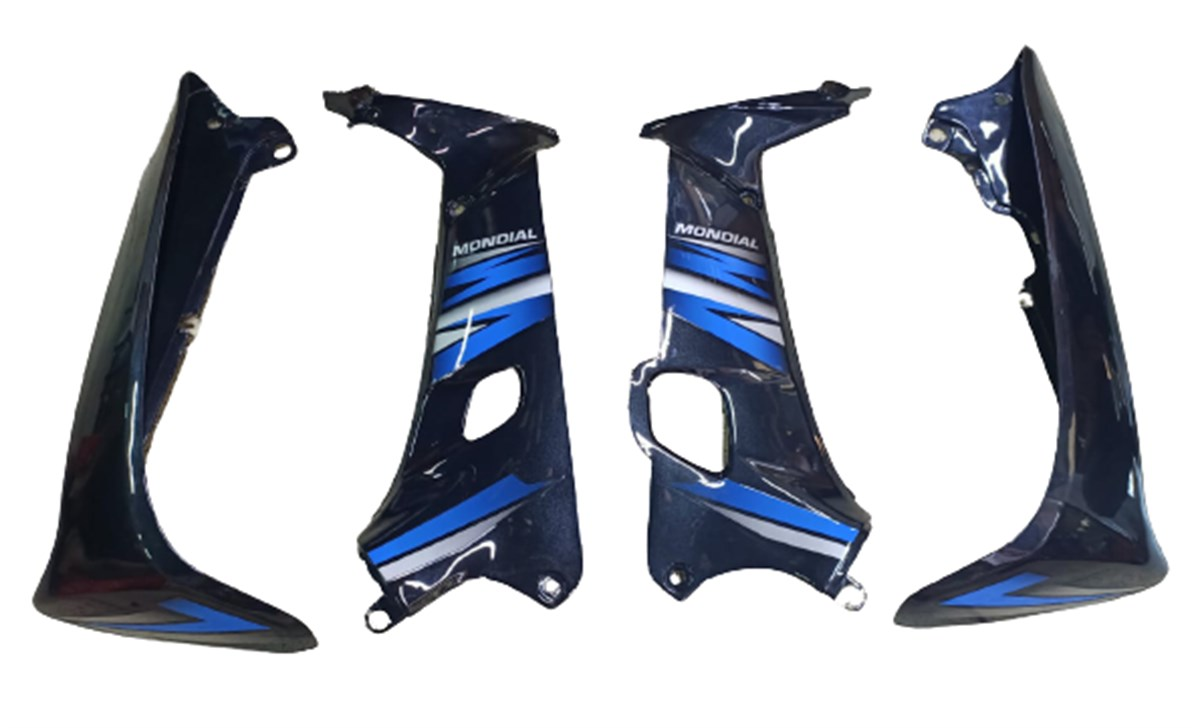 MONDİAL MFH100 SAĞ SOL İÇ VE DIŞ DİZLİK TAKIM SİYAH ORJİNAL