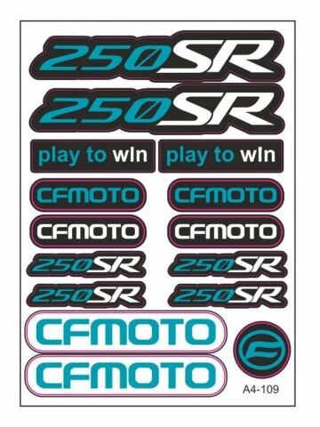 CF MOTO 250SR STİCKER SETİ NARDO GRİ