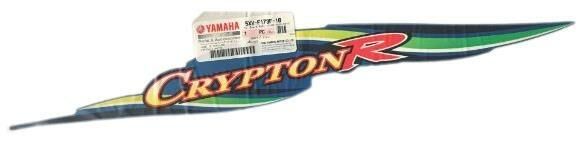 YAMAHA CRYPTON R SAĞ SELE ALTI MAVİ  YAZI ORJİNAL