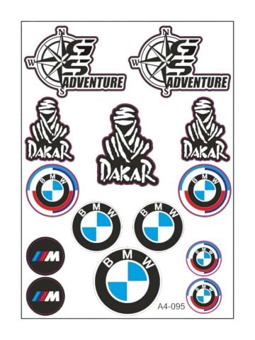 BMW MOTOSİKLET STİCKER SETİ