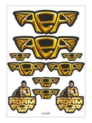 ALTIN ELBİSELİ ADAM STİCKER SETİ