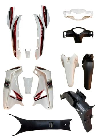 MONDİAL SFC KAPORTA SETİ 12 PARÇA BEYAZ İTHAL