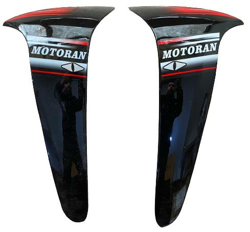 MOTORAN TORRO (NORTON 100 R) SAĞ SOL DIŞ DİZLİK TAKIM SİYAH