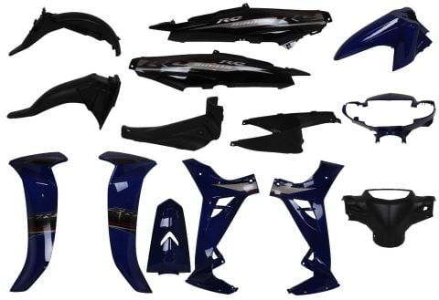 YAMAHA CRYPTON C8 KAPORTA SETİ 2010-2014 (MAVİ-SİYAH)