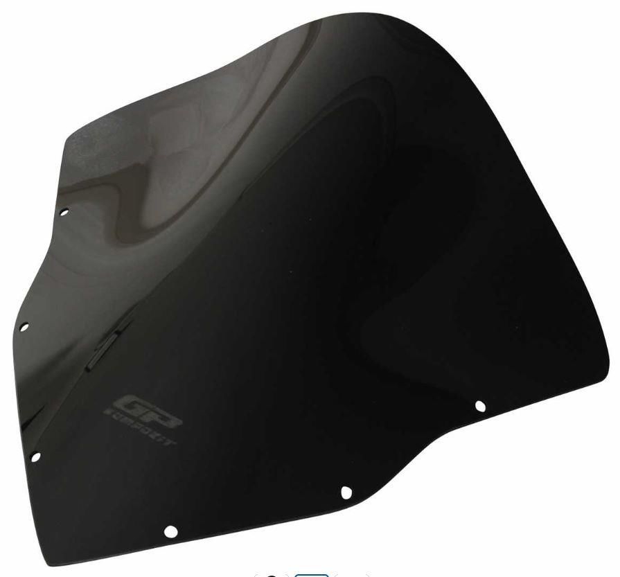 GP KOMPOZİT BAJAJ RS 200 2015-2024 UYUMLU ÖN CAM SİYAH 41cm