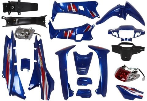 CUP-RAMZEY-LİFAN KAPORTA SETİ MAVİ FAR STOP DAHİL