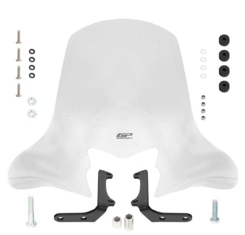 GP KOMPOZİT HONDA DİO 2021-2024 UYUMLU ÖN CAM ŞAFFAF 58cm