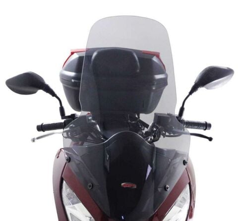 GP KOMPOZİT HONDA PCX 125/150 2014-2017 SİPERLİK ÖN TUR CAM ŞEFFAF 80cm