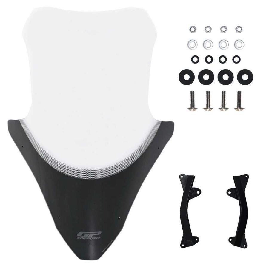 GP KOMPOZİT HONDA PCX 125 2021-2024 UYUMLU ÖN CAM ŞEFFAF 70cm