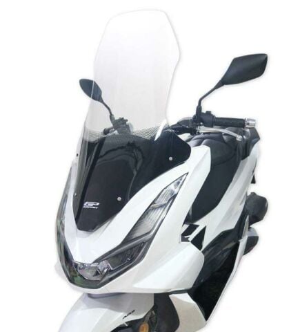 GP KOMPOZİT HONDA PCX 125 2021-2024 UYUMLU ÖN TUR CAMI ŞEFFAF 79cm