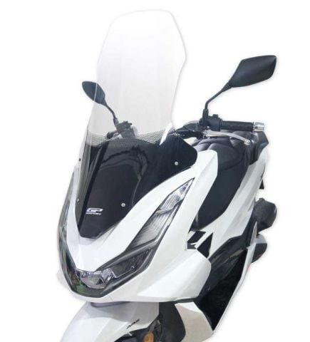 GP KOMPOZİT HONDA PCX 125 2021-2024 SİPERLİK ÖN TUR CAMI ŞEFFAF 79cm
