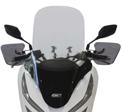 GP KOMPOZİT HONDA PCX 125 2018-2020 UYUMLU ÖN TUR CAMI ŞEFFAF 71cm