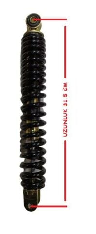 MOTOGUSTO RAPID50 ARKA AMORTİSÖR 31.5 CM