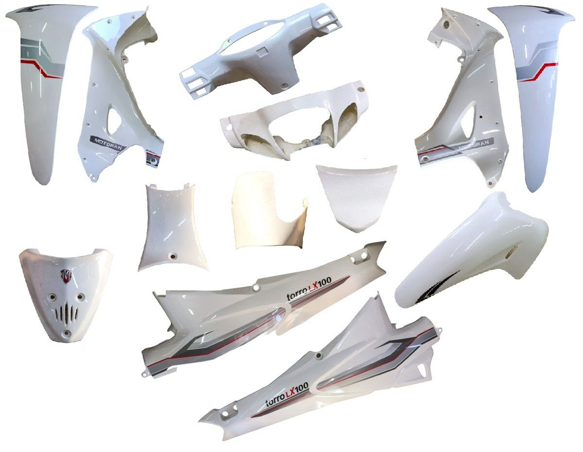 MOTORAN TORRO (TORRO LX) KAPORTA SETİ BEYAZ 13 PARÇA