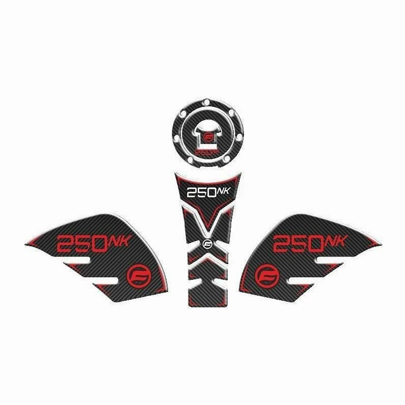 CF MOTO 250 NK 2018-2023 UYUMLU TANK PAD SET 003