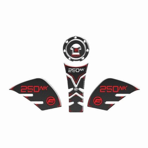 CF MOTO 250 NK 2018-2023 UYUMLU TANK PAD SET 003