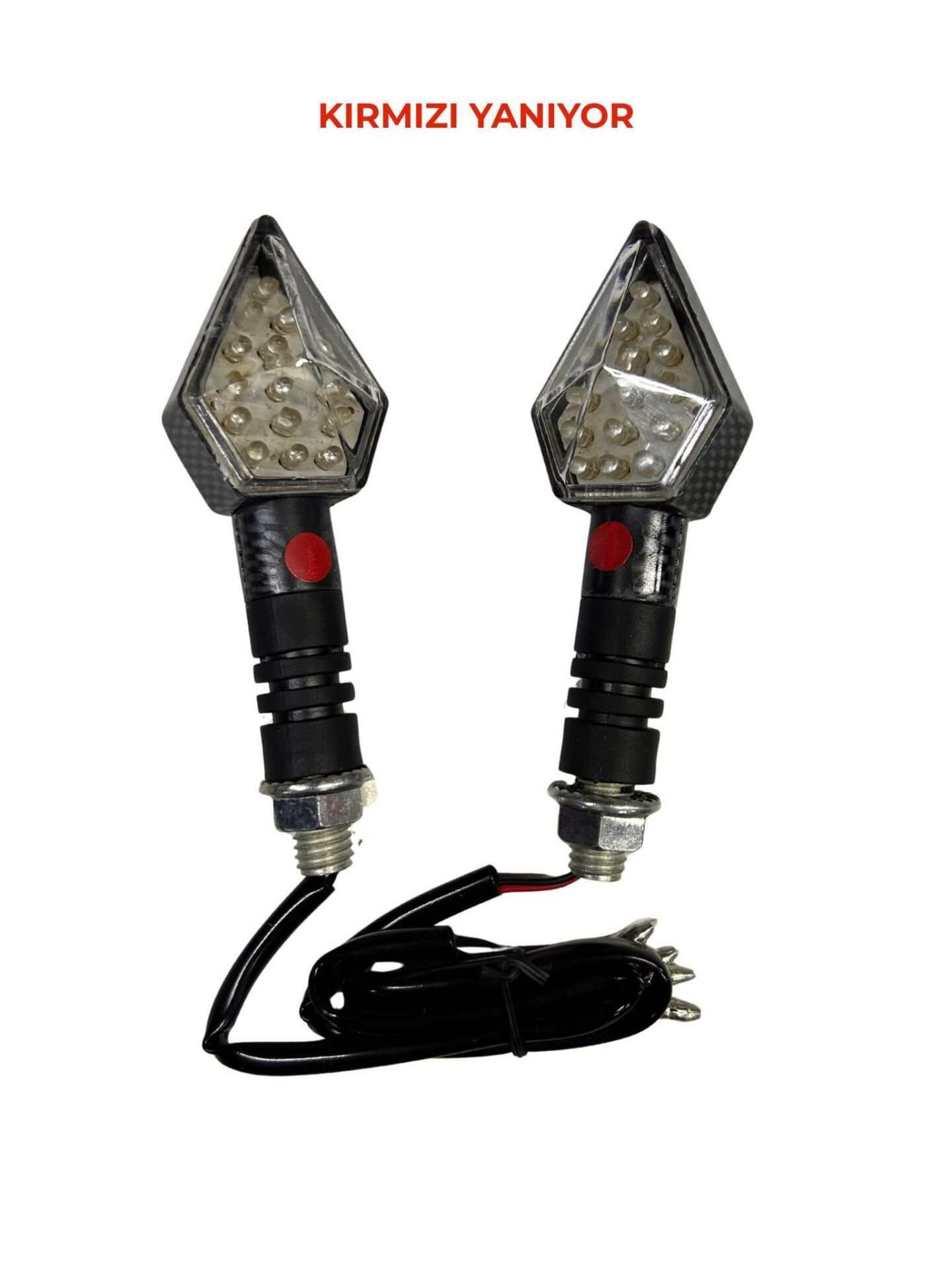 AGK-CG-CUP SİNYAL KARBON 15 LEDLİ KIRMIZI YANIYOR