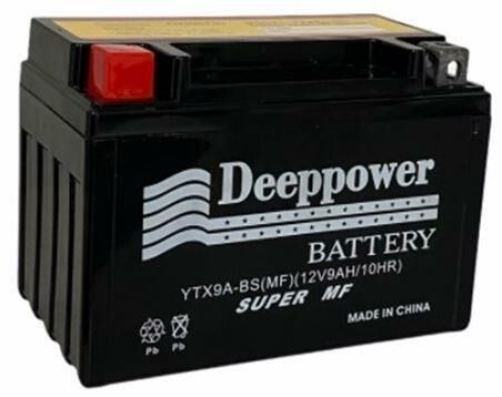 DEEPPOWER YTX9-BS(151x87x107) 12V 9Ah ALÇAK AKÜ MOTOSİKLET AKÜSÜ