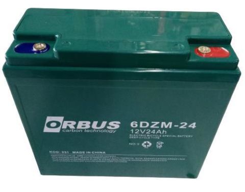 ORBUS 12V 24AH ELEKTRİKLİ BİSİKLET AKÜSÜ