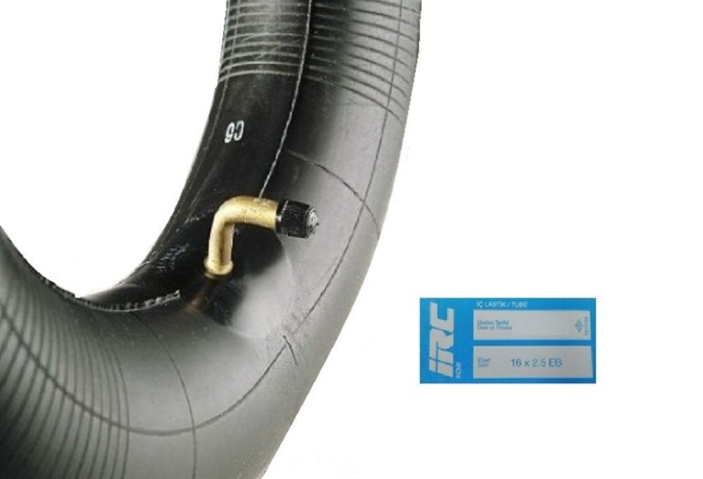 IRC 16x2.50 İÇ LASTİK EĞRİ SİBOP (E-BİKE)