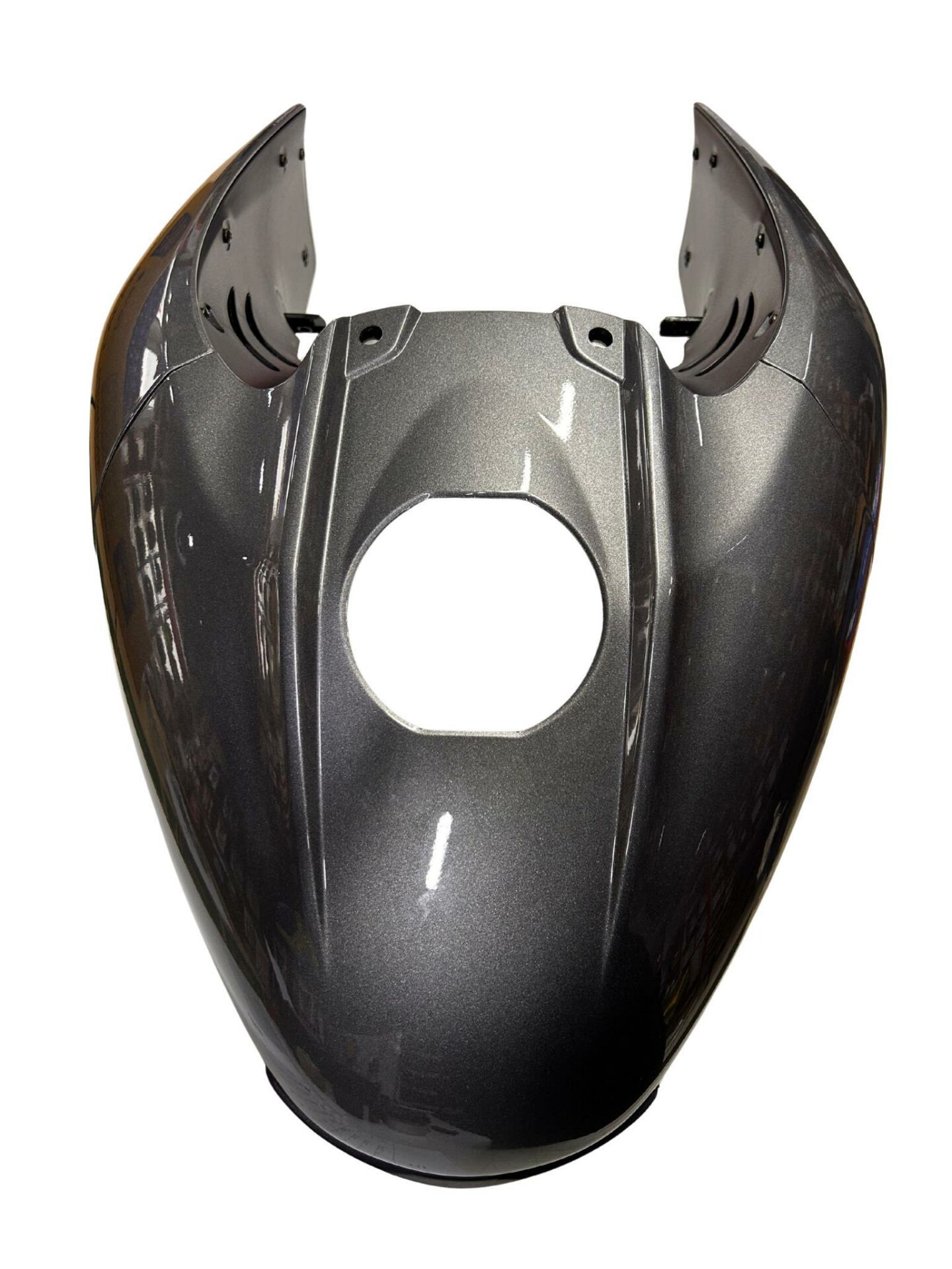 BAJAJ PULSAR NS200 YAKIT DEPO MUHAFAZA PLASTİĞİ ÜST KOMPLE GRİ EURO 4