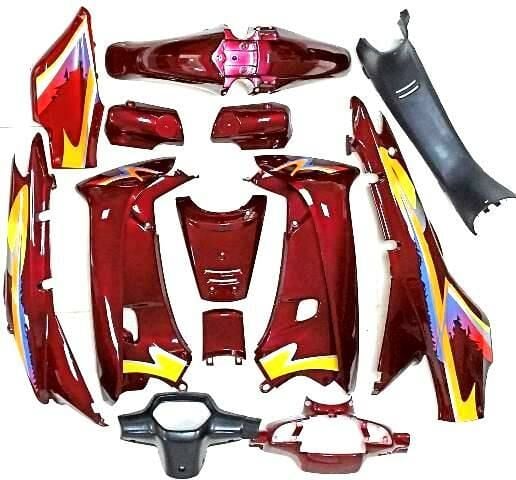 RAMZEY C100 LİFAN 100 KAPORTA SETİ KIRMIZI 15 PARÇA