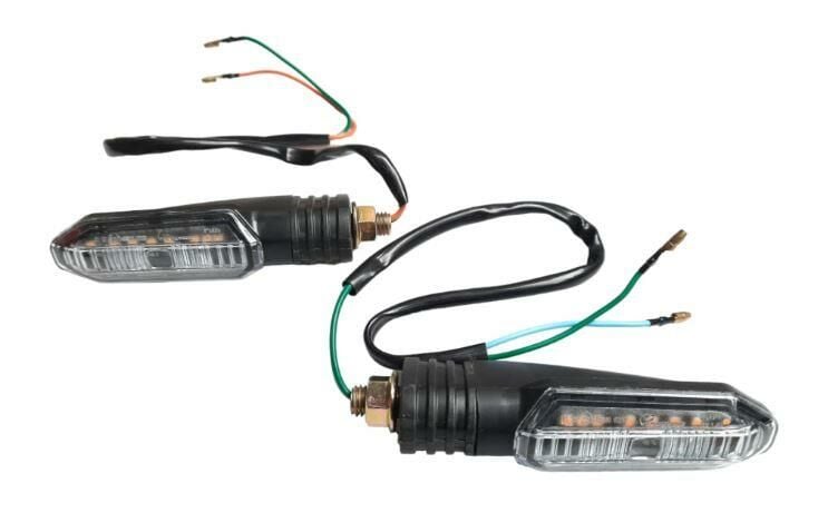 MOTOSİKLET SİNYAL LED KAYAN MODEL (SARI IŞIKLI) 2 Lİ SET